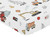 Construction Truck Baby Boy Fitted Crib Sheet - Grey Yellow Orange Red And Blue Transportation Baby Or Toddler Bed Nursery By Sweet Jojo Designs