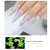 12 Color Holographic Nail Sequins,diy Nail Art For Youself,iridescent Mermaid Color Heart Star Glitter Sticker Flakes Acrylic Nail Art Decoration/makeup/craft/face Body Hair Decor
