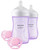 Philips Avent Natural Baby Bottle With Natural Response Nipple, Purple Baby Gift Set Scd837/01