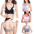 Valcatch 3-pack Hands Free Pumping Bra Breast-pumps Holding Nursing Bra Breastfeeding-pumps Bras Wire Free Maternity Nursing Bra