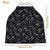 Nursing Cover Carseat Canopy, Rquite Car Seat Covers For Babies Mom Breastfeeding Scarf Infant Multi Use Cover Ups For Baby Stroller & Shopping Cart & Feeding High Chair -large Size For Girl Boy