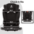 Diono Cambria 2 Xl Latch 2-in-1 High Back To Backless Booster Car Seat, Black