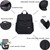 Diaper Backpack, Large Capacity Baby Bag, Multi-function Travel Backpack Nappy Bags, Nursing Bag, Fashion Mummy, Roomy Waterproof Outdoor Travel Nursing Bags For Baby Care (black A)