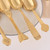 Julying Brass Tea Spoon Kung Fu Tea Spade Metal Spoons For Scooping Coffee Powder Tea Salt Yeast Super Food Powders Cacao Kitchen Tool