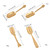 Julying Brass Tea Spoon Kung Fu Tea Spade Metal Spoons For Scooping Coffee Powder Tea Salt Yeast Super Food Powders Cacao Kitchen Tool