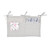 Sanag Linen Hanging Baby Crib Organizer For Nursery Storage Bedsides Decor