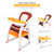 3 In 1 Baby High Chair, Convertible Play Table And Chair Set For Toddler, Adjustable Seat Back, Yellow