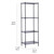 Wire Shelving, Segmart Storage Racks And Shelving Units & Storage, 4 Tier Utility Cart Storage Shelves, Heavy-duty Garage Shelves For Storage, Metal Shelves For Storage Kitchen Bathroom, Black, H1260