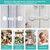 Qlouni 5 Pcs Child Safety Locks Cabinet Proofing Safe 3m Adhesive Baby Latches With Magnet Key For Drawer Door Toilet Fridge