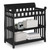 Delta Children Eclipse Changing Table With Pad, Black