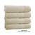 Bergamo 4 Piece Spun Loft Bath Sheets With Twill Weaving The Urban Port, Cream