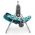 Fisher-price On-the-go Baby Swing With 6 Swinging Speeds And Canopy, Blue Check