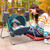 Fisher-price On-the-go Baby Swing With 6 Swinging Speeds And Canopy, Blue Check