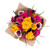 Violet Divinity Bouquet With Burlap - Fresh Cut - 32 Stems