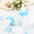 Balsacircle 12 Light Blue Plastic Mini Baby Pacifiers Party Favors Diy Baby Shower Accessories