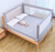 4 Set Of King Size Bed Safety Bed Guardrail Bed Fence For Children, Toddlers, Infants-grey Color