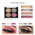 Pretty Comy 4 Colors Diamond Shimmer Glitter Eyeshadow Palette Eye Shadow Pigmented Cosmetic Makeup Powder Long Lasting
