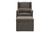 Carter's Adrian Storage Glider And Ottoman, Charcoal