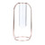 Hydroponic Plant Vases, Glass+metal Gold Glass Vase, Wedding Office For Home Rose Gold