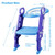 Imountek Portable Baby Toddler Soft Toilet Chair Ladder Kids Adjustable Safety Potty Training Seat, Toilet Training Seat Toddlers Potty Seats,blue Purple
