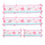 Sunisery 4 Pieces Tie-up Crib Rail Cover Set For Teething, Cartoon Printing Crib Rail Guard For Long Rail And Short Rails