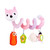 Tuscom Animal Plush Toy Baby Bed Hanging Lathe Bell With Musical Ringtones
