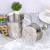 Nicexmas 400ml Manual Milk Frother Stainless Steel Double Mesh Milk Creamer Milk Mesh Coffee Foamer Creamer (silver)