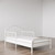 Little Seeds River Metal Toddler Bed, White