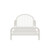 Little Seeds River Metal Toddler Bed, White