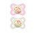 Mam Night Pacifier, 0-6 Months, Girl, 2 Pack