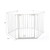 Jaxpety Fireplace Fence Safety Gate 6 Panel Hearth Gate Pet Gate Guard Metal Plastic Screen, White