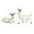 Goat (set Of 2) 6.75"h, 10"h Resin