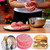 Dream Lifestyle Burger Press ,non-stick Stainless Steel Hamburger Press Patty Maker Mold With Wood Handle , Beef Pork Lamb Veg Veggie Burger Maker For Bbq Barbecue Grill Accessories And Kitchen Tool