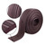 6.5 Ft Multifunctional Extra Wide & Thick Baby Safety Bumper Soft Edge Protectors Foam For Furniture Stairs Fireplace Windowsill Coverage Guard Includes Double Sided Tape (brown)