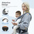 Besrey 6 In 1 Baby Carrier With Hip Seat For 0-36 Month, Breathable & Ergonomic, Gray