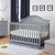 Carter's By Davinci Nolan 4-in-1 Convertible Crib In Gray