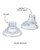 Nuby 4 Packs 8 Count Super Spout No Spill Replacement Spouts Clear