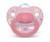 Nuk Glow-in-the-dark Orthodontic Pacifiers, Girl, 0-6 Months, 2-pack