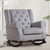 Delta Children Emma Nursery Rocking Chair, Dove Gray