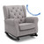 Delta Children Emma Nursery Rocking Chair, Dove Gray