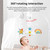 Baby Bed Bell Safe Baby Bed Hanging Rotating Toy Musical Crib Mobile Non-toxic Infant Bed Decoration Infant Bed Hanging Pendant For Baby Sleep