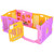 Costway Pink 6 Panel Baby Playpen Kids Safety Play Center Yard Home Indoor Outdoor Pen