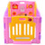 Costway Pink 6 Panel Baby Playpen Kids Safety Play Center Yard Home Indoor Outdoor Pen