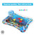 Luxtrada Inflatable Baby Water Mat Infant Tummy Time Playmat Toddler Fun Activity Play Center For 3-12 Months (26''x 19'')