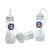 Hands Free Baby Bottle - Anti-colic Self Feeding Baby Bottle System (9 Oz - 2 Pack, Panda)