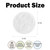 Dicasser Reusable Cotton Face Pads, Washable Bamboo Makeup Remover Rounds, Soft For Adults And Kids Skin Care（10pcs）