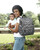 Bananafish Studio All Over Slinky Print Backpack Diaper Bag - Black