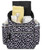 Bananafish Studio All Over Slinky Print Backpack Diaper Bag - Black