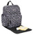 Bananafish Studio All Over Slinky Print Backpack Diaper Bag - Black