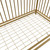 Little Seeds Raven 3-in-1 Metal Crib, Nursery Furniture, Gold